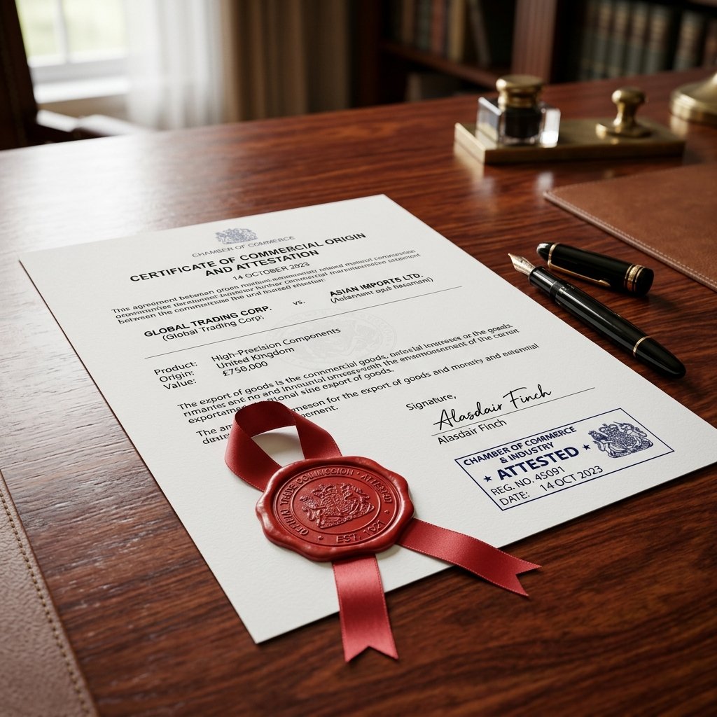 Commercial Document Attestation & Legalization